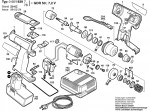 Bosch 0 601 939 781 GDR 50 Cordless Percus Screwdriv 7.2 V / GB Spare Parts GDR50